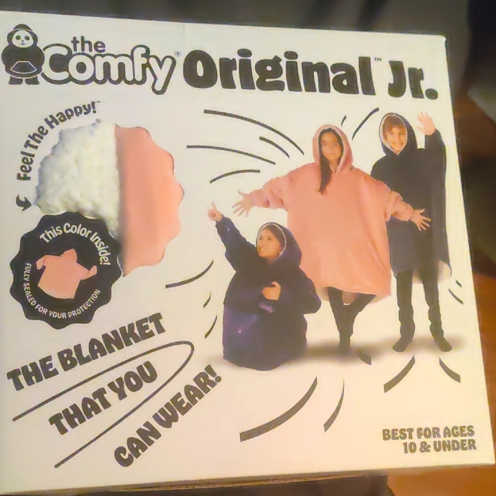 The Comfy Original Jr. Kids Wearable Blanket - Pink